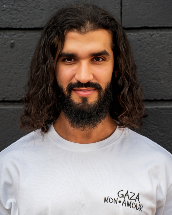 T-shirt GAZA BLANC
