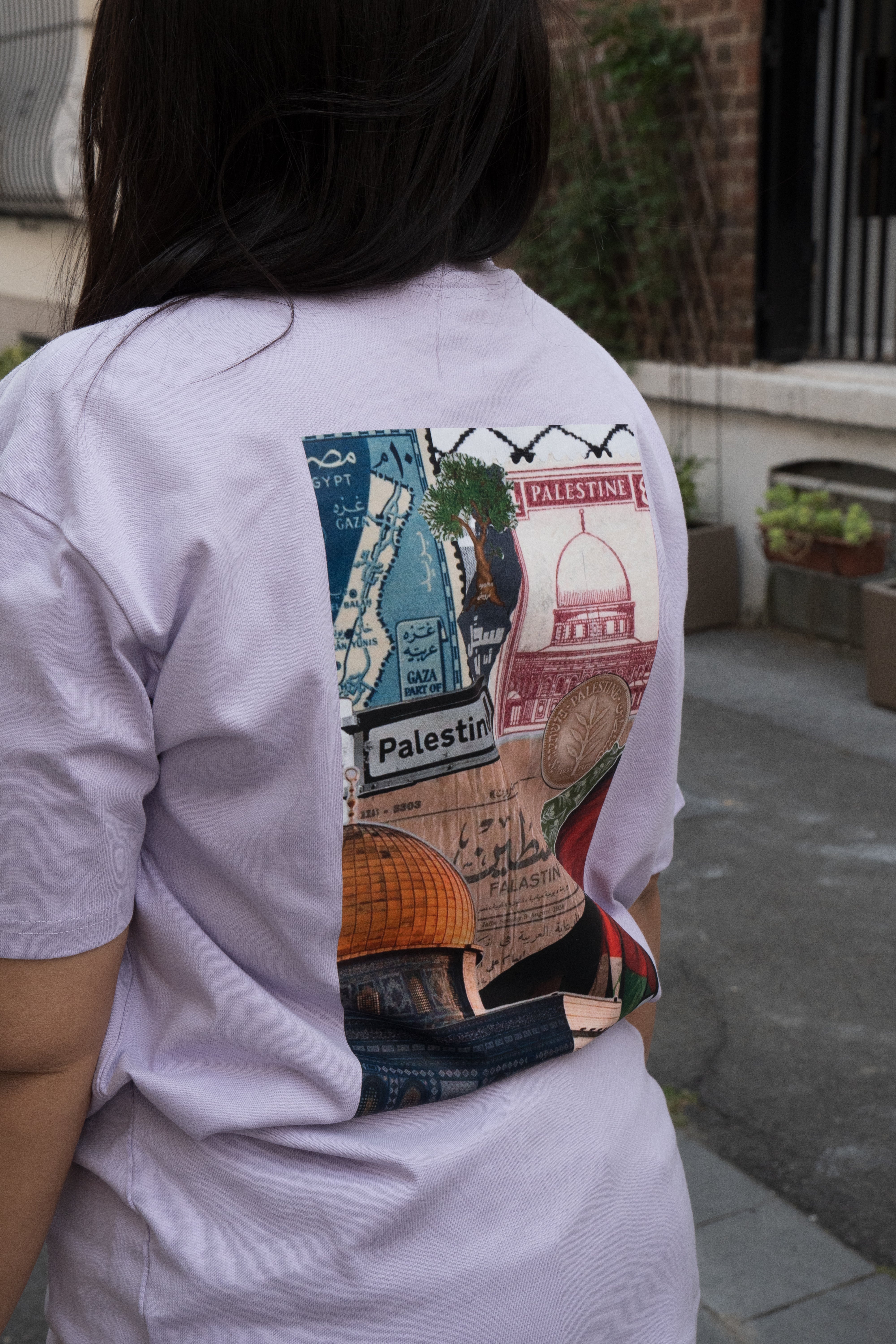T-shirt GAZA VIOLET