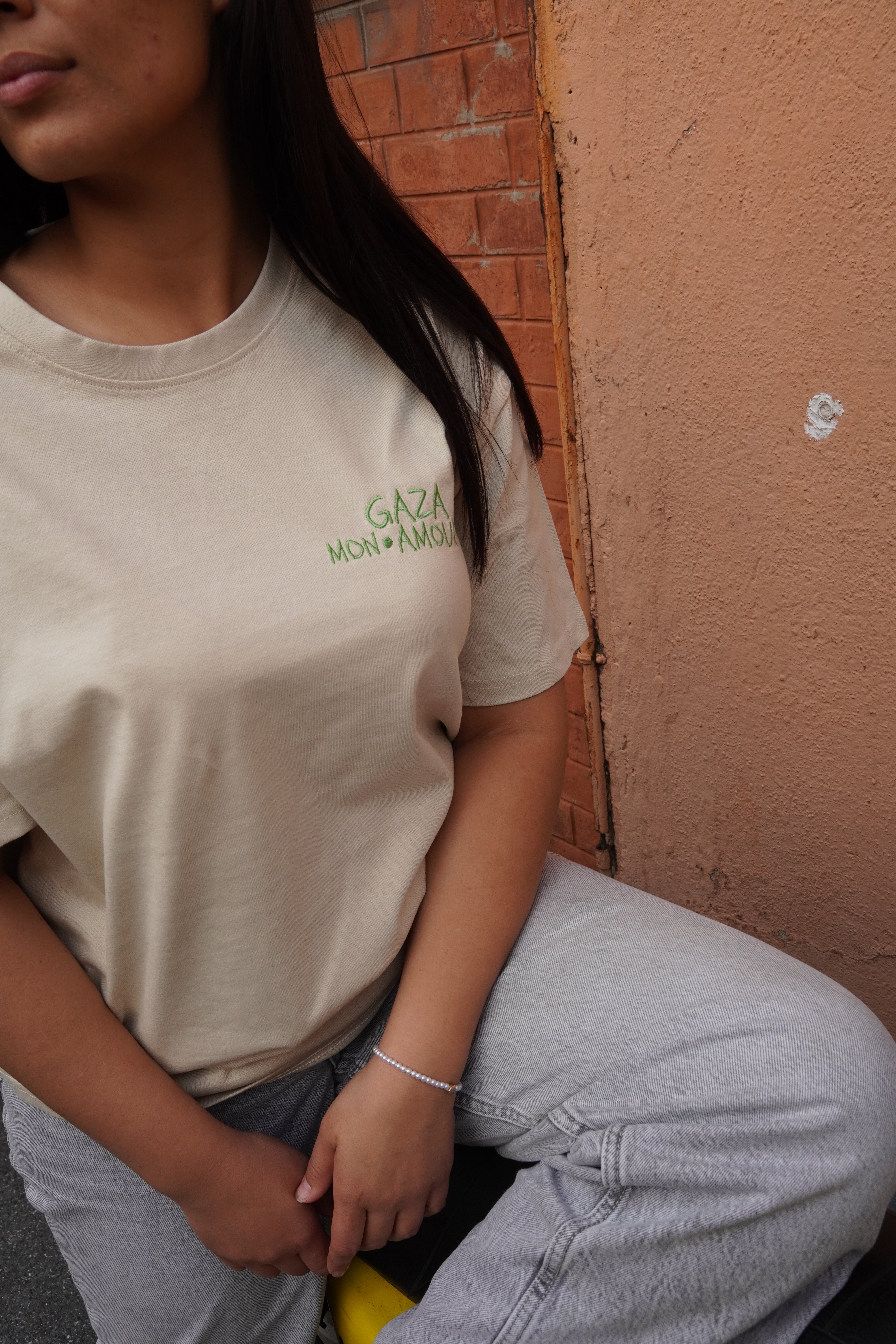 T-shirt GAZA BEIGE